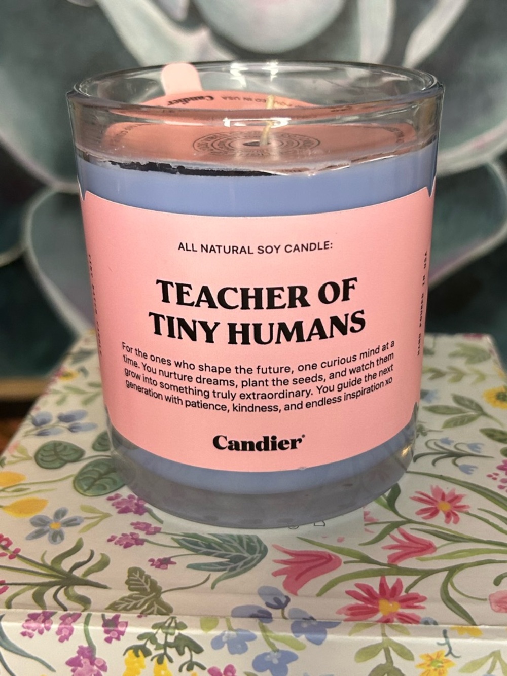 Candier 'Teacher of Tiny Humans' Scented Candle